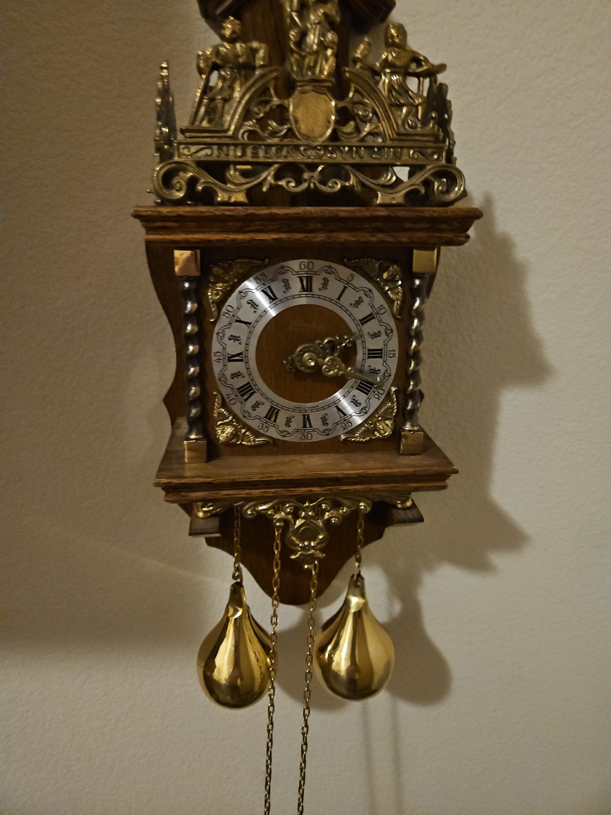 vintage Dutch Zaanse (or Zaandam) wall clock,