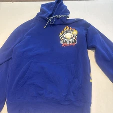South Park Cartman Racing Hoodie Mens Small Team Flame Graphic Pullover 2024