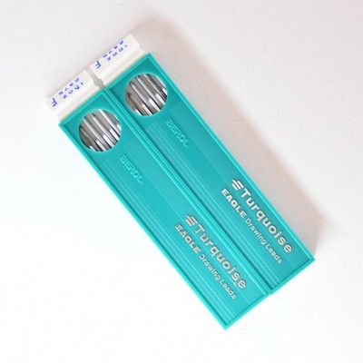 24 Berol Turquoise Eagle Drawing Leads 2.375mm 5in Black F 2375