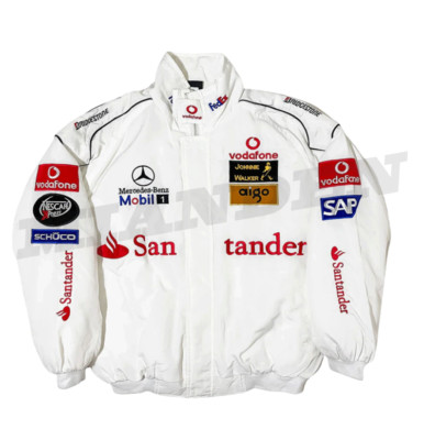 Vintage Mercedes Benz F1 Embroidered Ricing Graphic jacket