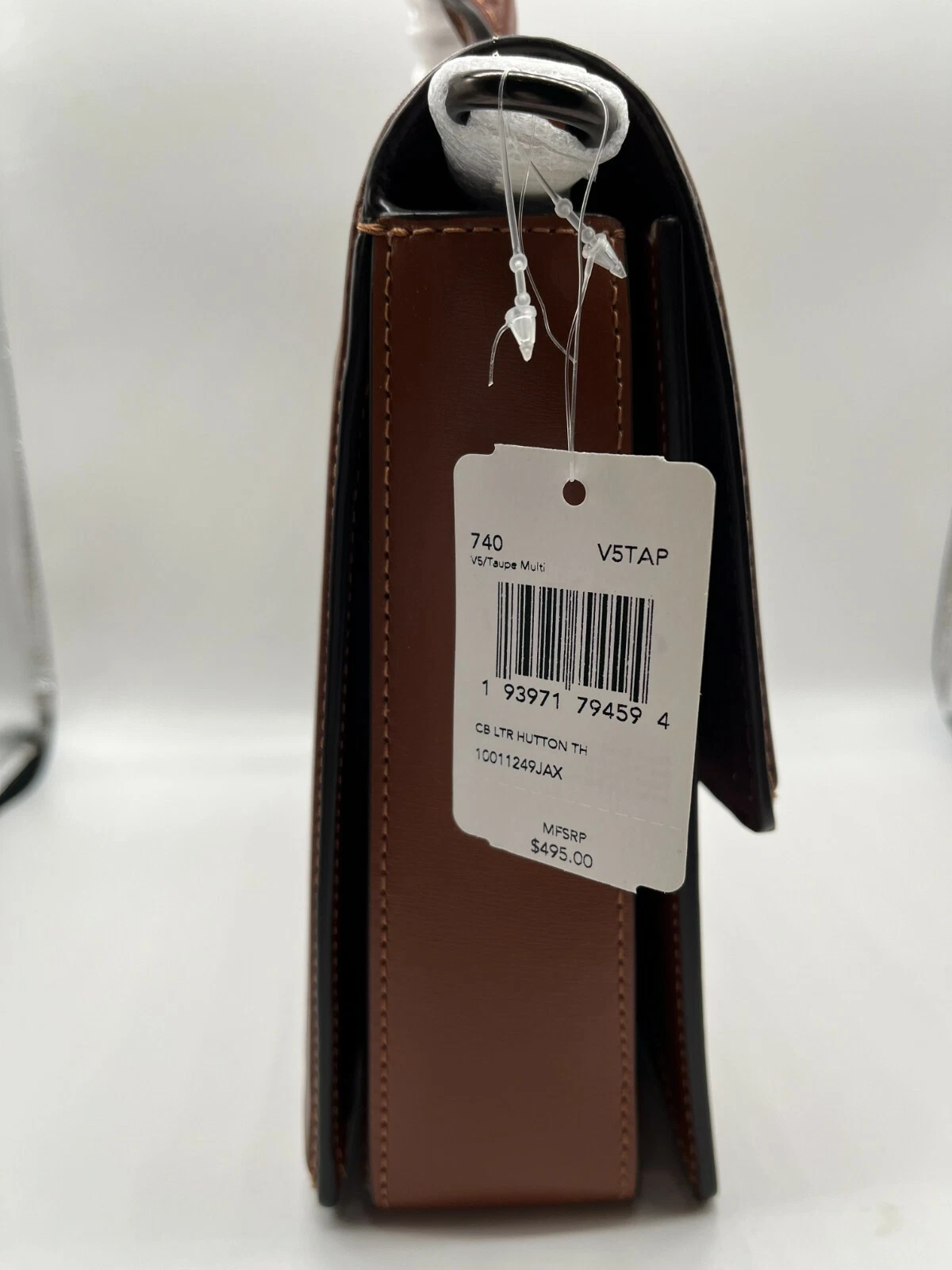 Coach Hutton manico superiore in colorblock peltro tortora multi stile 740 $495