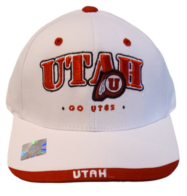 Utah Utes Youth White and Red Go Utes Hat/Cap