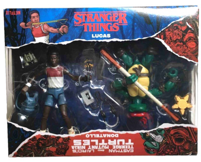 LUCAS & DONATELLO teenage mutant ninja turtles NEW tmnt stranger things 2 pack
