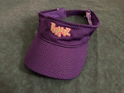 Bratz Dolls - Purple Adjustable Visor Hat Cap RARE Y2K - ADULT ONE SIZE