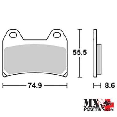 BREMSBELÄGE VORNE MOTO GUZZI V11 LEMANS TENNI 2002-2003 SBS 656706P S...