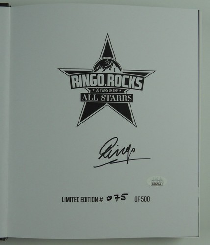 Ringo Starr The Beatles JSA Autograph Signed Book All Starrs