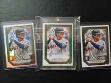 2021 Topps Gallery Holofoil Printer Proof& Green/99 Auto Bobby Dalbec RC