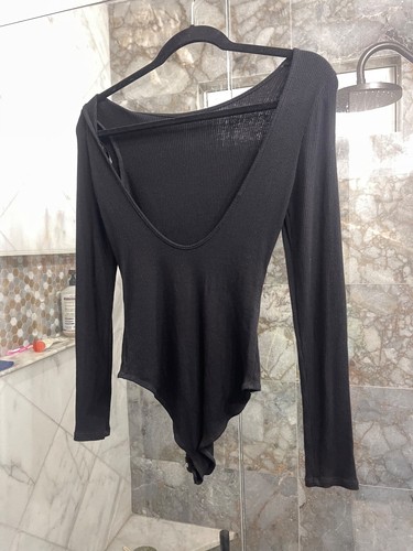 Body AQUA grande nero camicia crotch snap STILE: T29736CPO - Foto 3 di 7