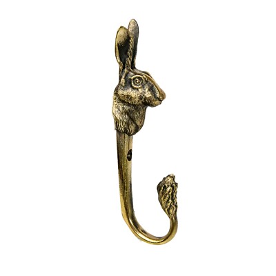 Rabbit Wall Hook, Strong Brass Bathroom Towel Hook, Nursery Hook.