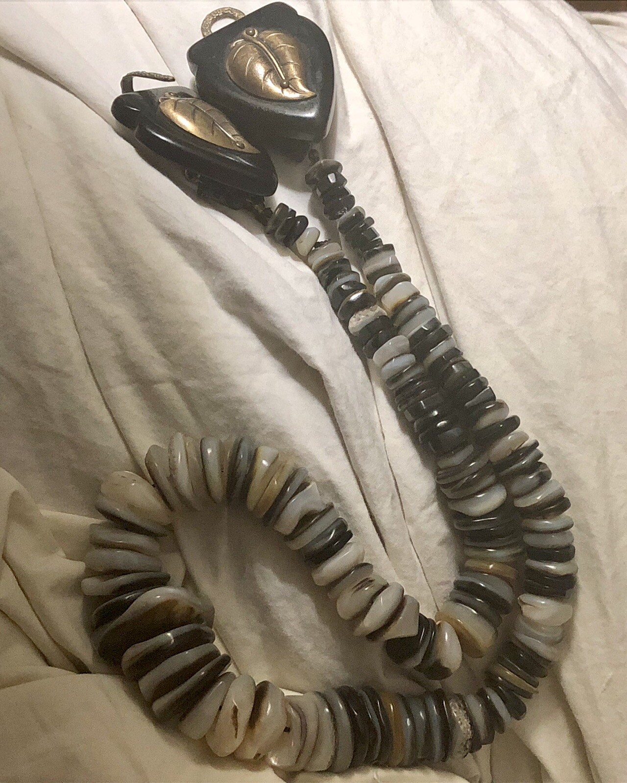 Massive Shell Statement Necklace Like Monies Qual… - image 2