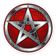 Pentagram Sticker Decal