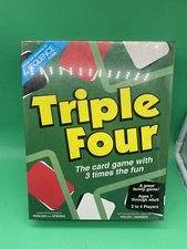 Sealed Triple Four 1020 Family Card Game 2003 by Jax Makers of The Sequence Game