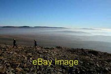 Photo 6x4 Walkers On Little Ingleborough Newby Cote Plover Hill and Pen y c2008