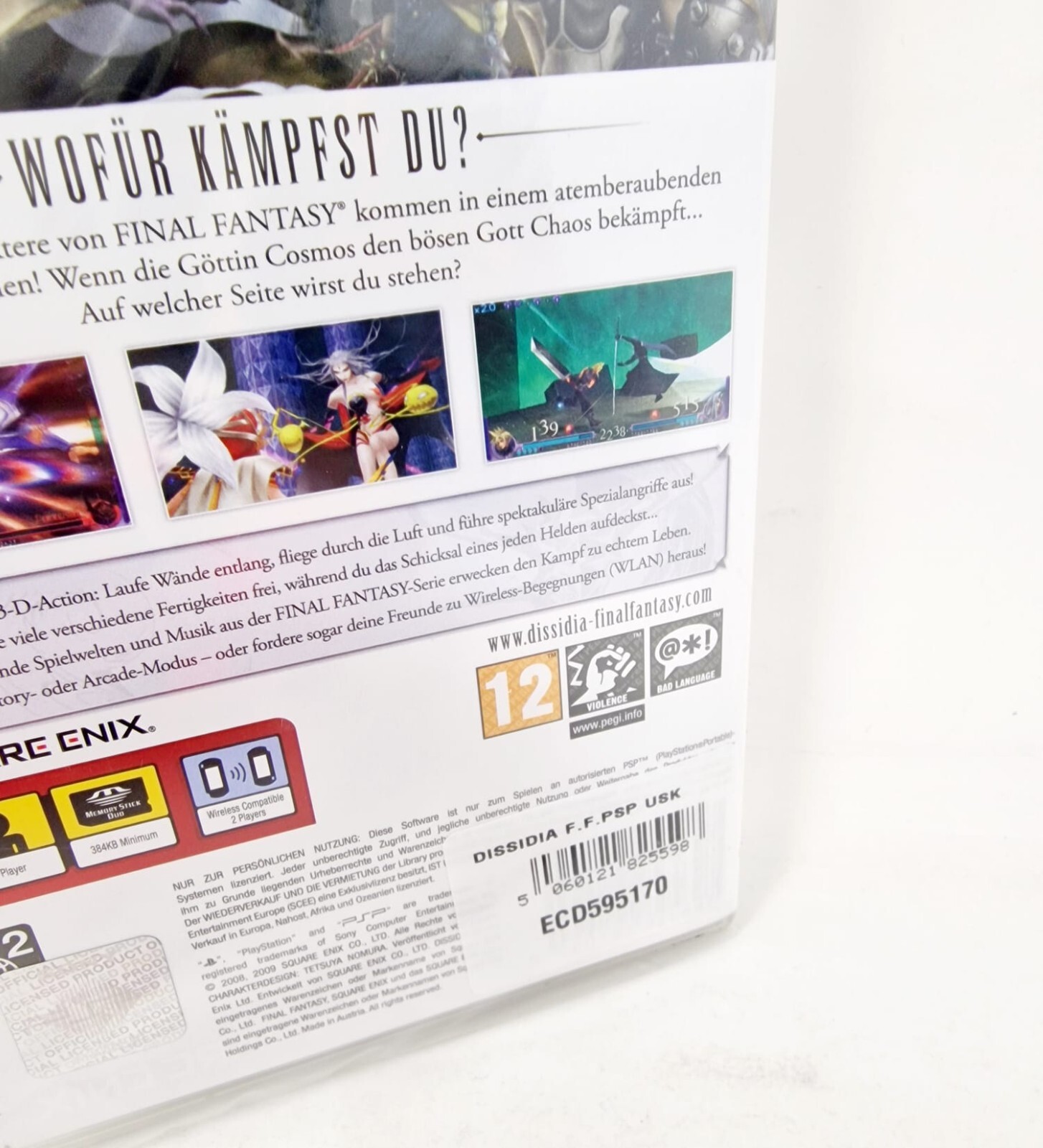 Dissidia Final Fantasy Sony PSP Neu & OVP 5060121825598 eBay