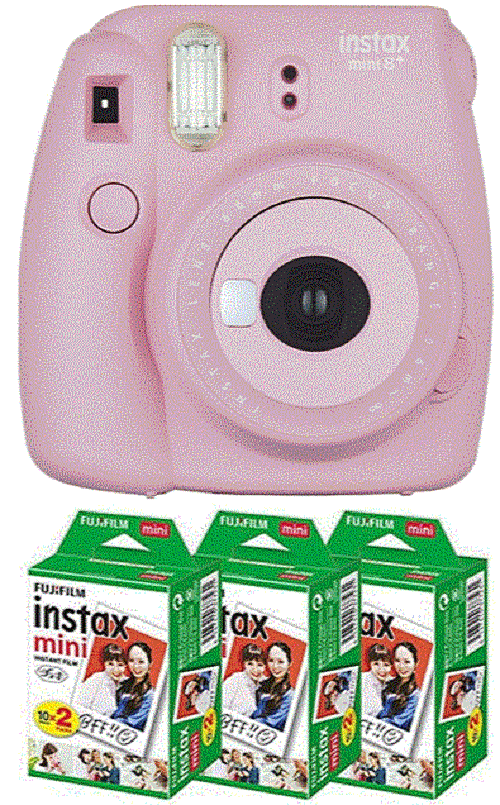 Gek prijs Ik was verrast Fujifilm Instant Camera Instax mini 8 Strawberry & Color Film 3boxes set  Japan 4547410313710 | eBay