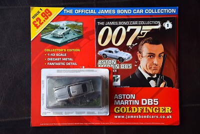THE OFFICIAL JAMES BOND CAR COLLECTION Nummer EINS FIRST ISSUE INKL Werbepappe a