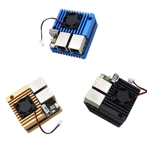 Carte Open Source NanoPi R2S Ports Ethernet Double Gbit / S avec Housse de Protection Métallique - Photo 3/18