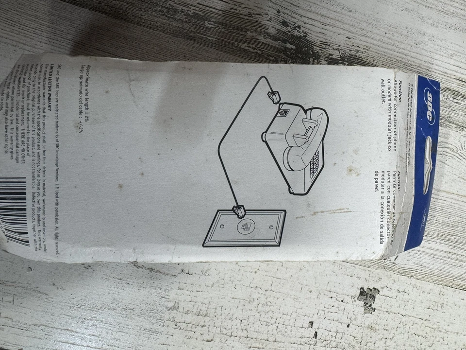 SBC 6 Conductor 50 ft Modular Line Cord NEW - Image 2 of 3