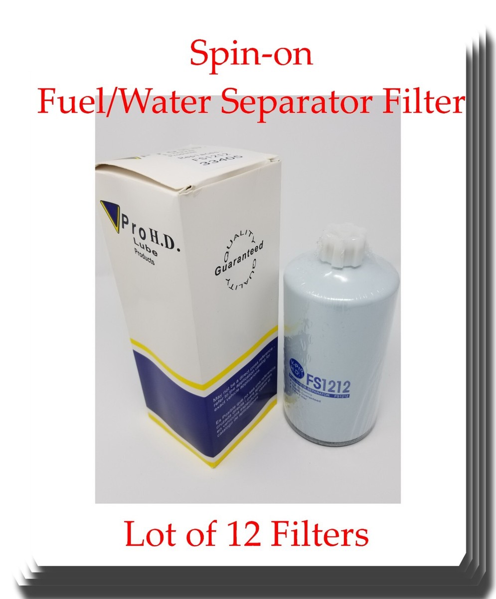 マリン Lot 12 Fuel /Water Separator Filters FS1212 Fits Chevrlet