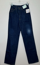 Vintage Levis Jeans Denim Orange Tab Junior's Size 7 High Waist Tapered READ NWT