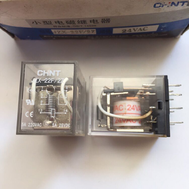 1Pc CHNT JZX-22F/2Z 24VAC Relay 8Pins 5A 220VAC | eBay