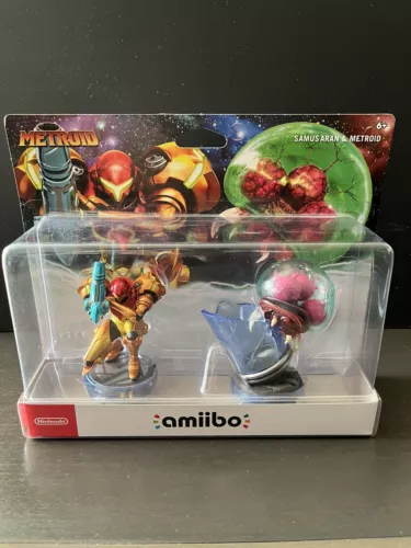 Metroid and Samus Aran - Nintendo amiibo 2-Pack - Brand new mint condition