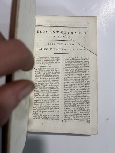Elegant Extracts: Prose - “Book Third & Fourth” - Antique Leather-Bound Edition - Foto 2 di 8