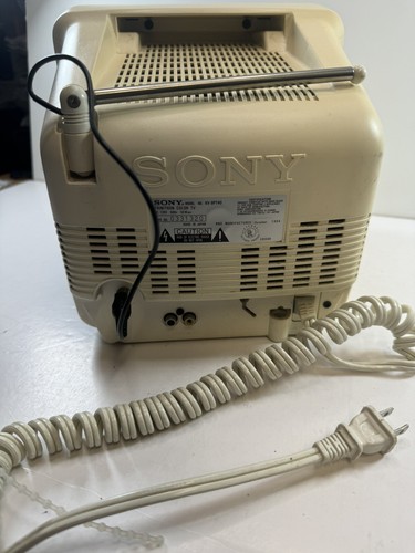 Sony Trinitron KV-9PT50 9" CRT TV Vintage Gaming 1997 | Tested - No Remote Read - Picture 9 of 12
