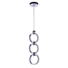 Craftmade Context 3 Light LED Pendant, Chrome - 59393-CH-LED