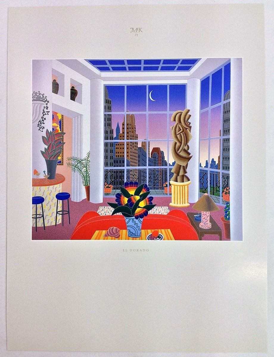 Thomas McKnight Windows on Paradiseポスター Vintage Thomas