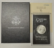 1883-CC GSA Morgan Silver Dollar Unc With GSA Box & COA.   Free US Shipping