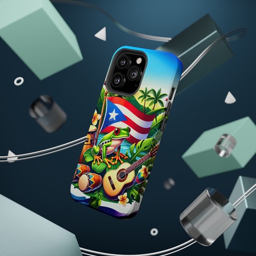 Vibrante Arte Puertorriqueño Magnético Resistente Estuches - Protectores Tropicales para Teléfono, Regalos - Imagen 124 de 133