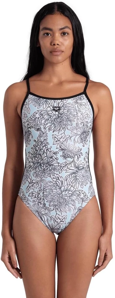 Traje de baño deportivo para mujer ARENA Performance - blanco floral - 30 - nuevo Foto 4 de 4