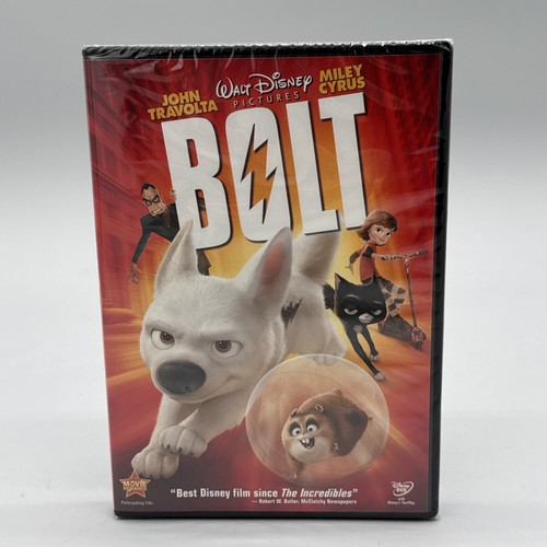 NEW Sealed Walt Disney Bolt (DVD, 2008) John Travolta Miley Cyrus