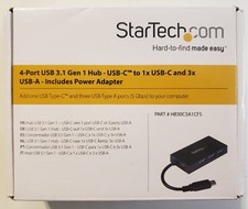 Star Tech 4Port USB 3.1 Gen 1 Hub-USB-C To 1x...