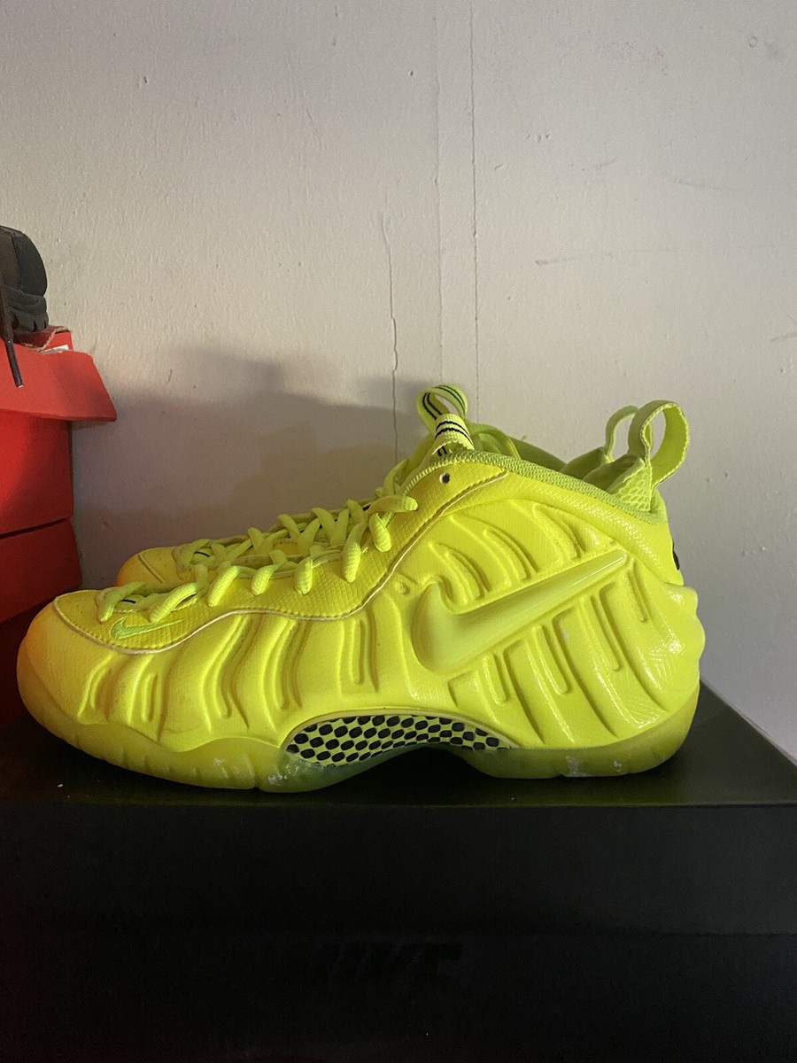 nike foamposite neon yellow