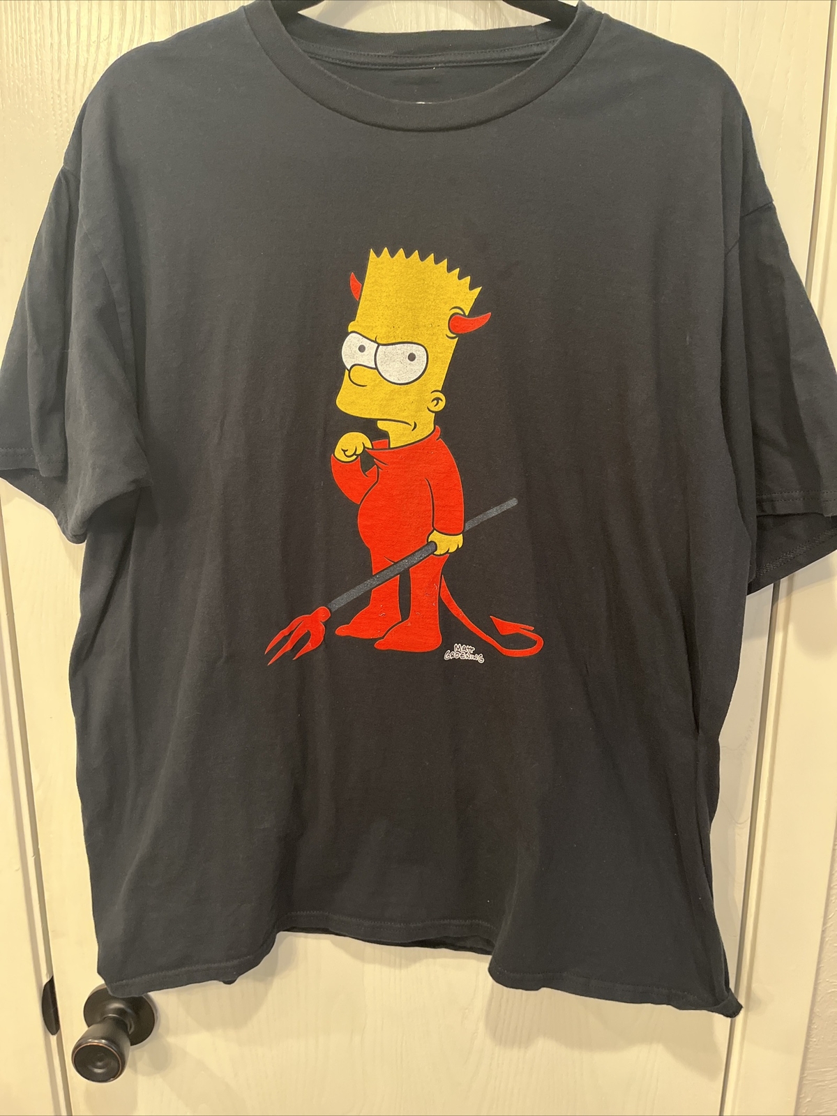 Vintage The Simpsons Brand Bart Simpson devil Tshirt… Gem