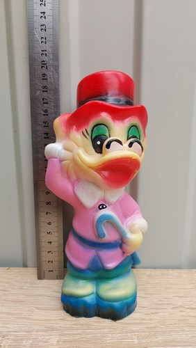 WDCC Disney Scrooge McDuck Vintage Rubber Toy USSR - Picture 2 of 11