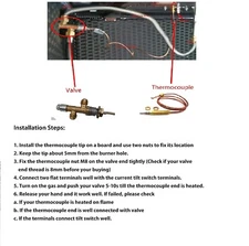 2pcs Thermocouple Replacement for Desa LP Glow Warm Comfort Glow Heater