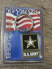 Patriotic Collection Series KEY RING KEYCHAIN UNITED STATES ARMY LOGO