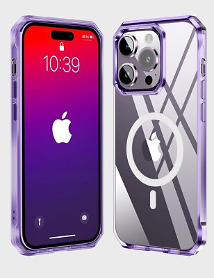 iPhone 14ProMax Phone case,Magnetic case for iPhone magsafe Compatible,Slim