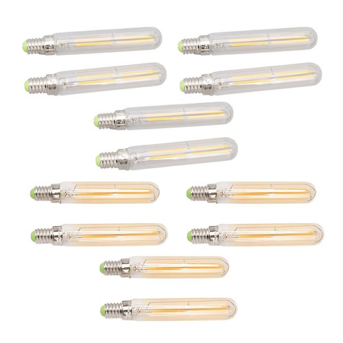 2Pcs LED Tube Bulb 4W E14 2300K Tubular Light Lamp Bulbs T20x120 220‑240V