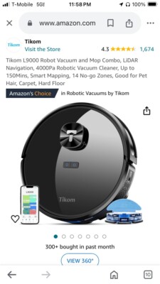 robot vacuum cleaner