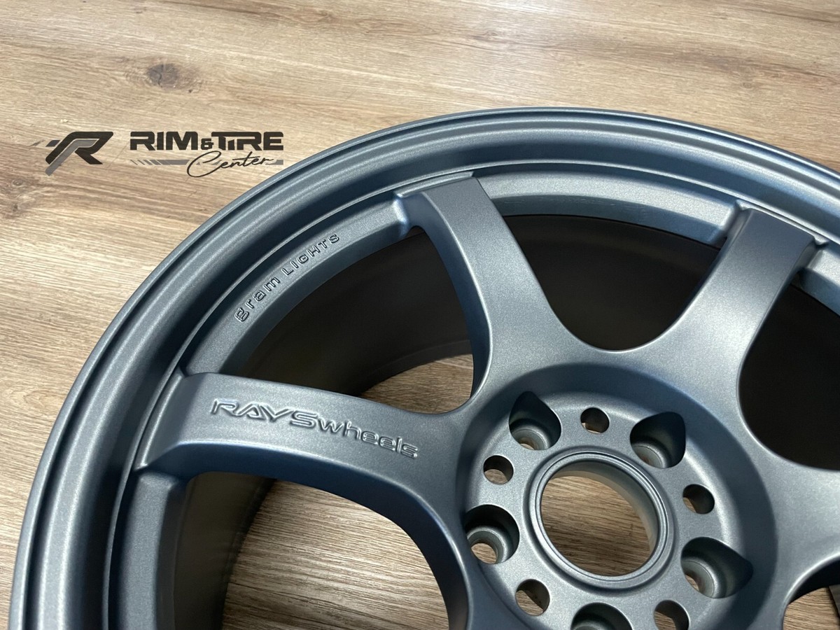 Rays Gram Lights 57DR 17x9 +22 5x114.3 Gun Blue II (Set of 4