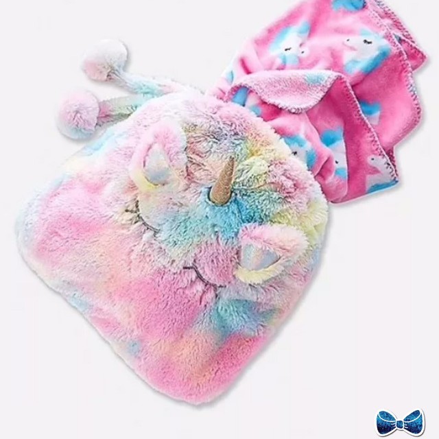 Justice Girls Unicorn Blanket In A Bag! Soft Cozy New With ...