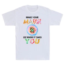 Make Your Mark Dot Day See Where It Takes You The Dot Vintage Men's T-Shirt Top