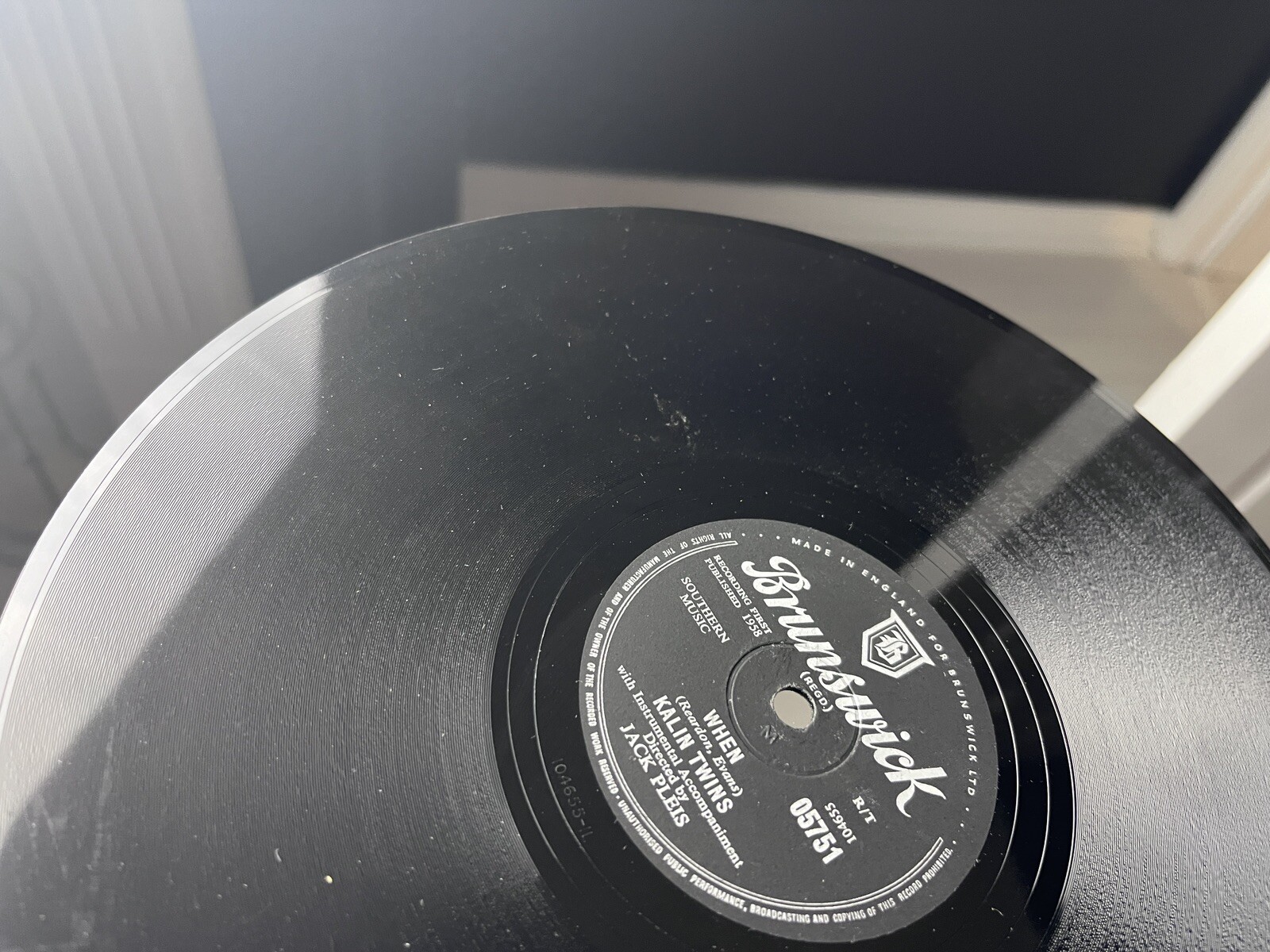 Kalin Twins When / Three O Clock Thrill 78 Shellac Record (E)