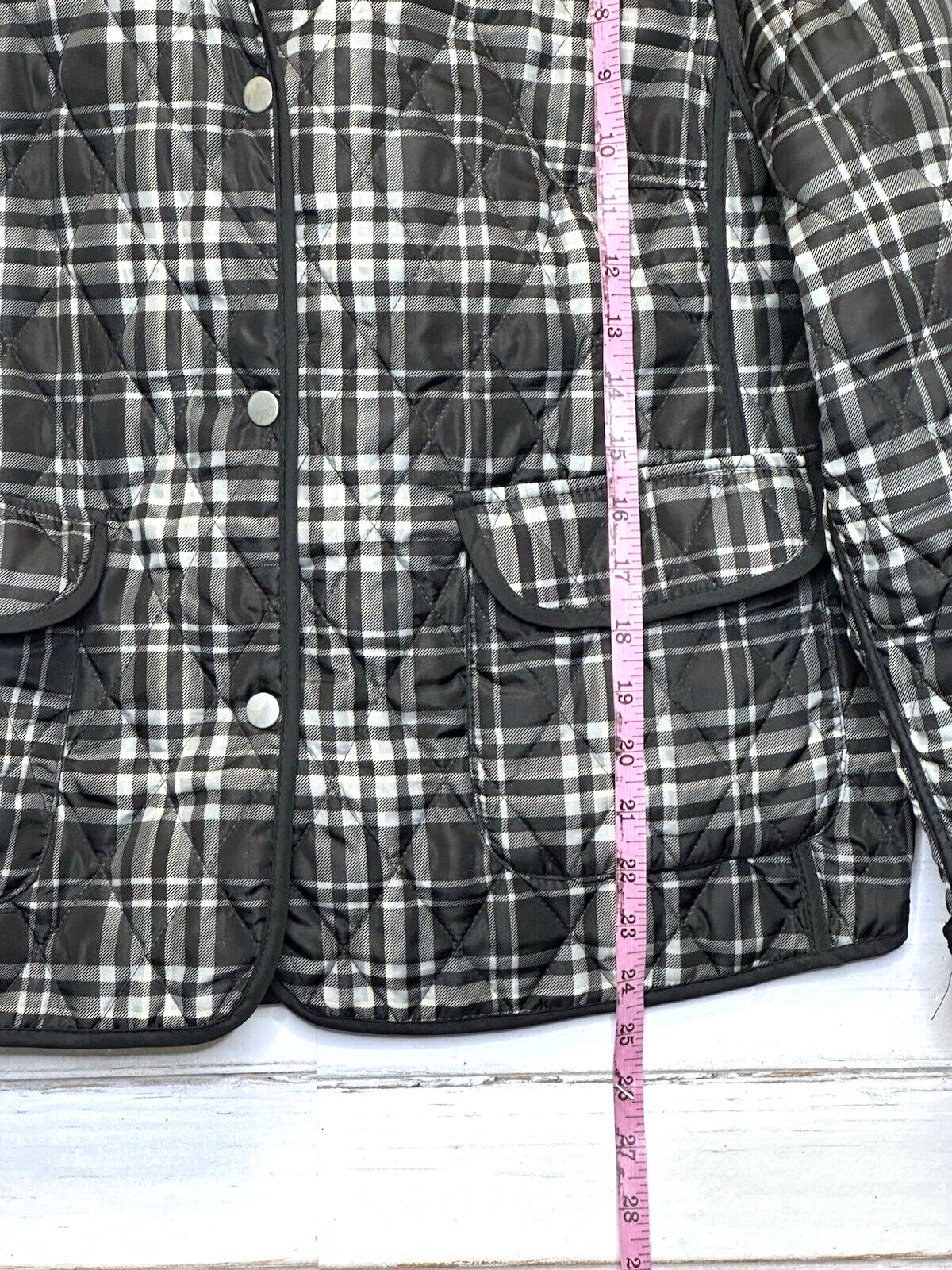 Jane Ashley Light Puffer Polyester Jacket Black W… - image 12