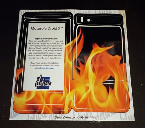 Droid X Skin Self Adhesive Cover New - Picture 14 of 17