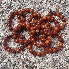 Lot 18 MM Natural Red Agathis King of Wood Bracelet 13 Beads Raja kayu #A10